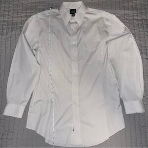 Gray Joseph A. Bank Traveler’s Collection Slim Fit Long Sleeve Dress Shirt